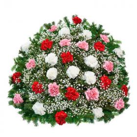 Smuteční kytice KR6 - karafiáty