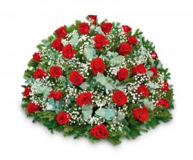 Smuteční kytice KR7 - růže