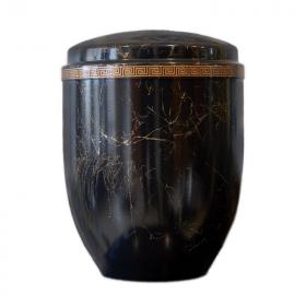 Urna Dark Gray žíhaná zlatě