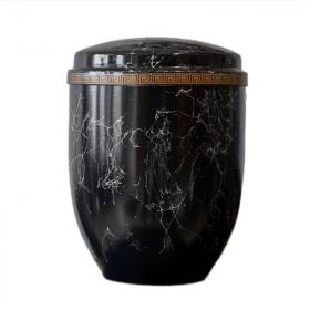 Urna Dark Gray žíhaná stříbrně